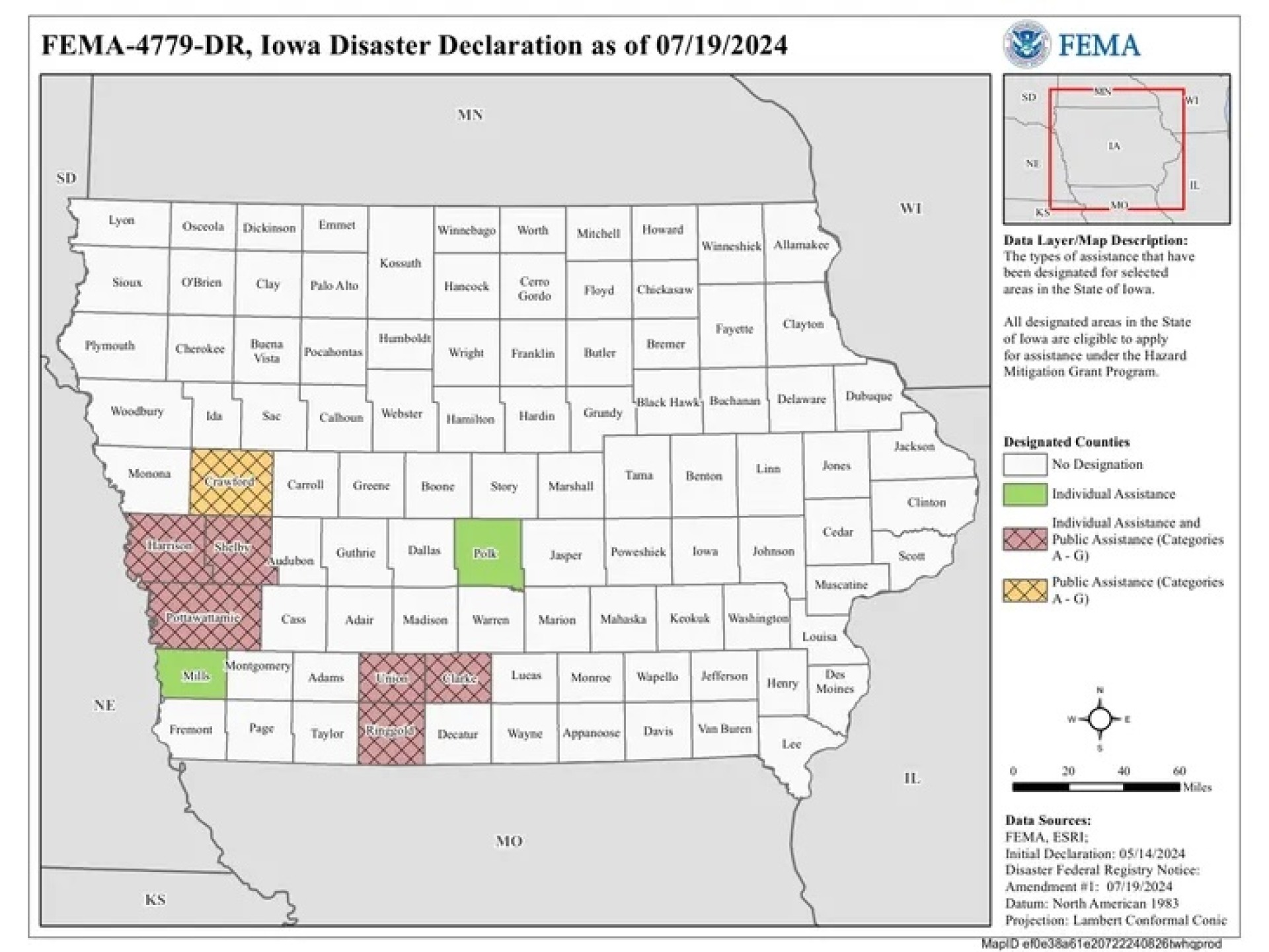 #4779 Severe Storms & Tornadoes Map